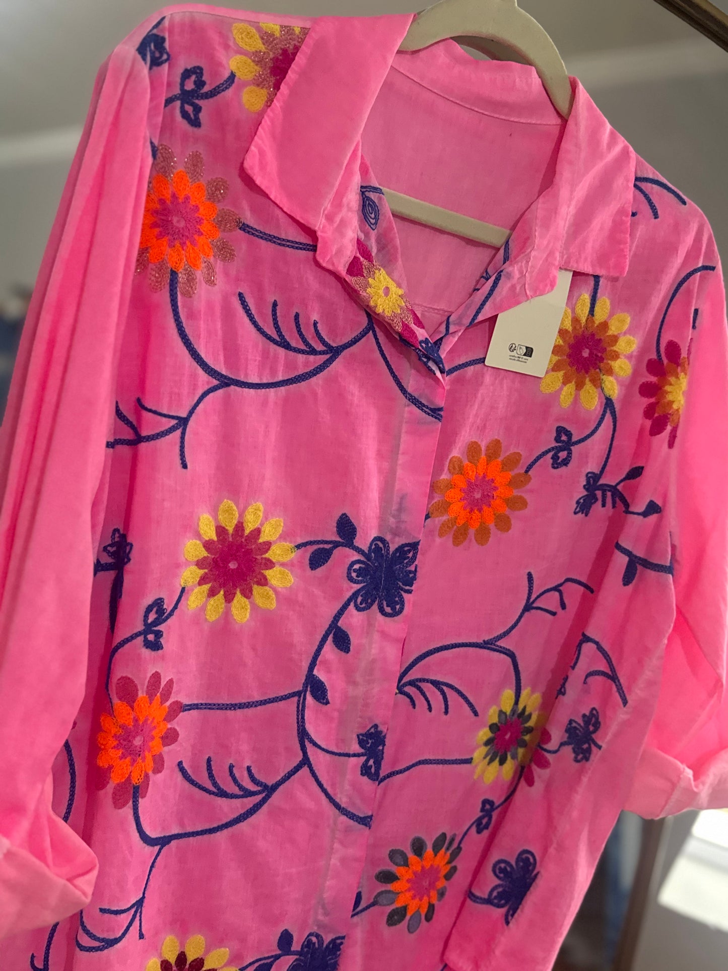 Neon Dreams Blouse Pink