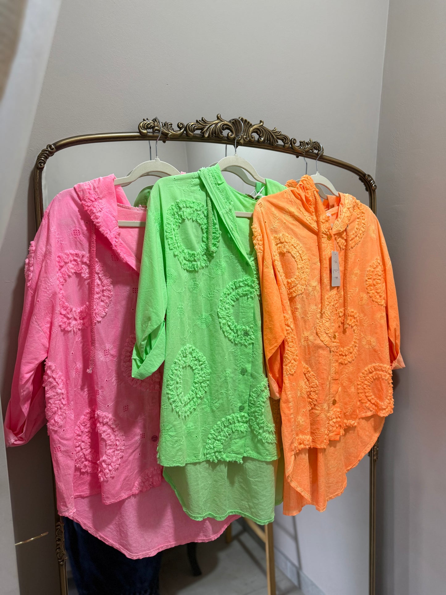 Ruffled Blouse Green