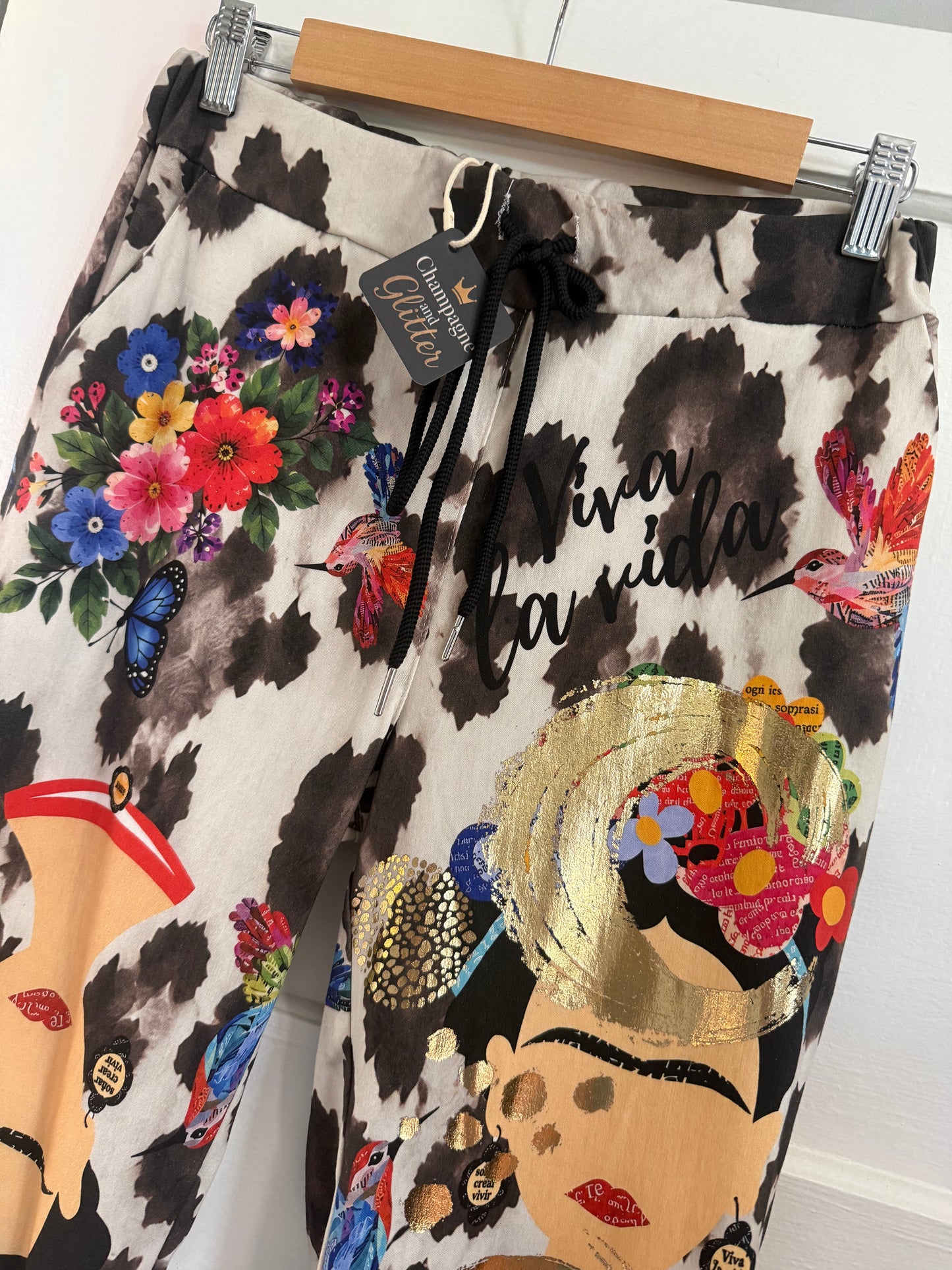 Print 19 Frida Flower Comfy Pant
