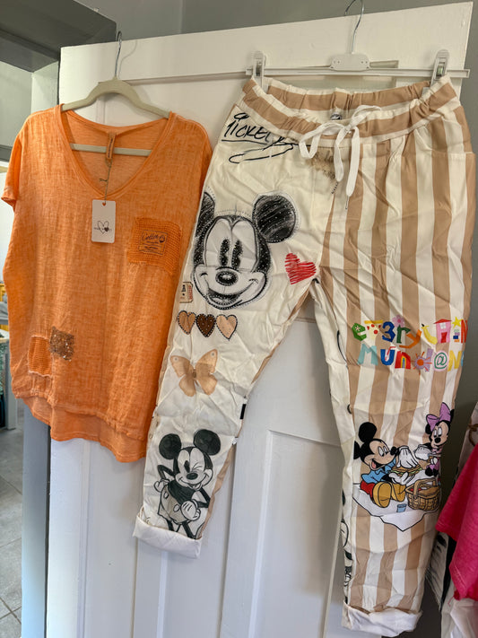 Smiley Mickey Pant