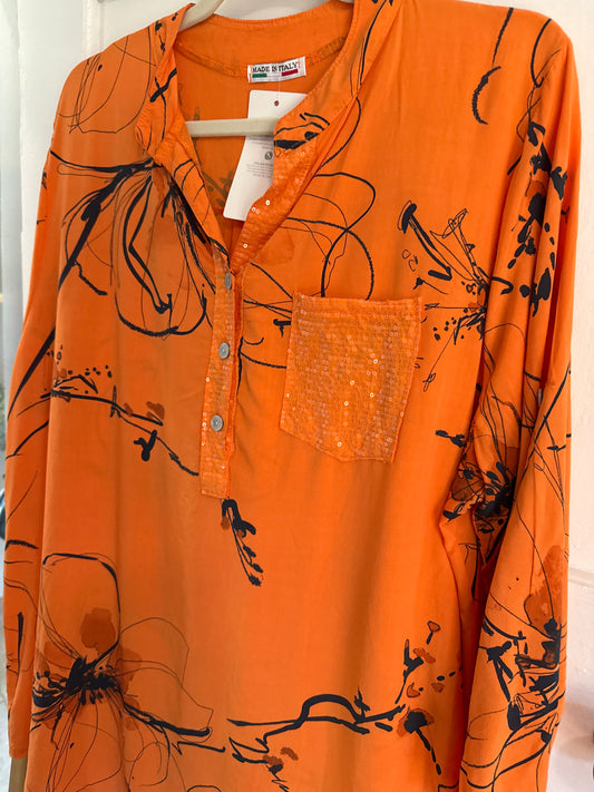 Floral Lines Blouse