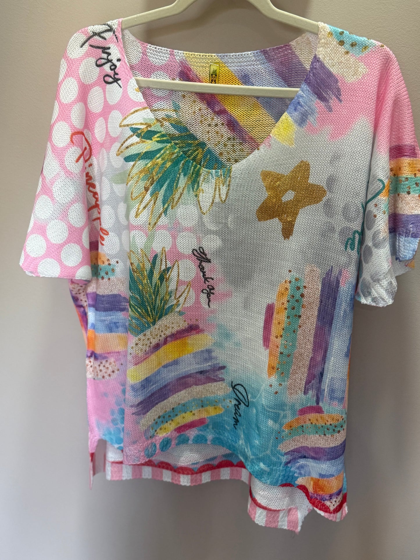 Pastel Dreams Knit Blouse