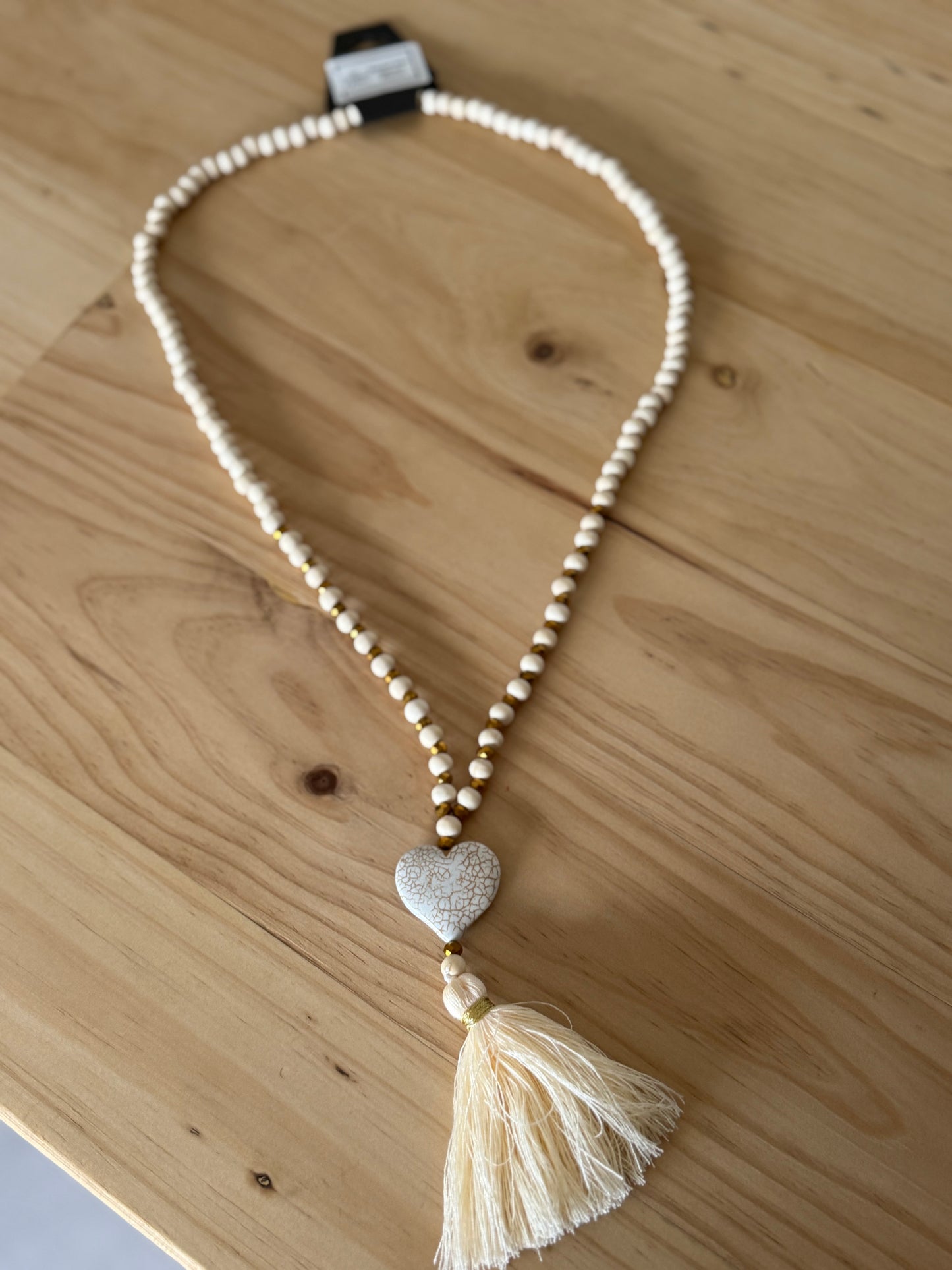 Beaded Heart Necklace