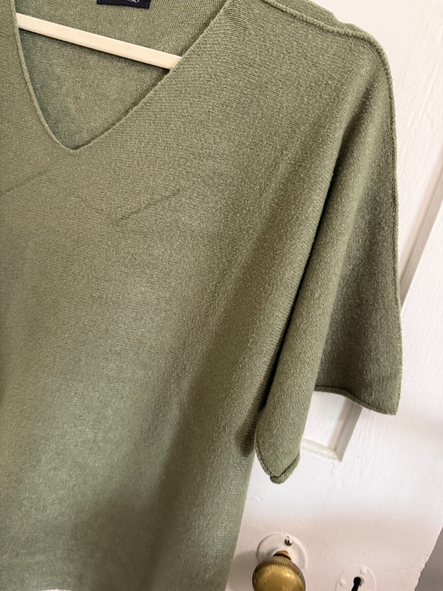 Renata Knitted Blouse Khaki
