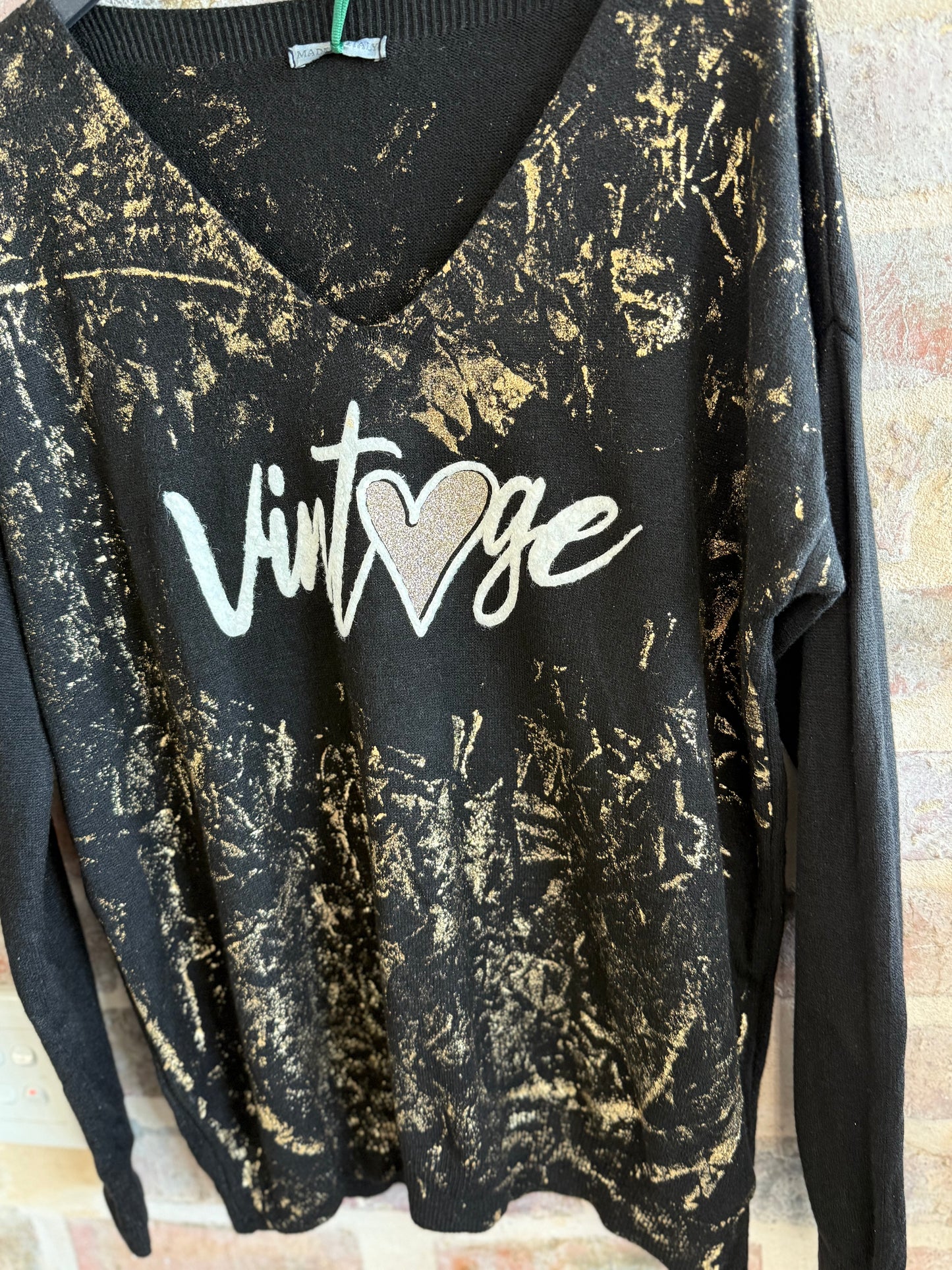 Vintage Knit Black
