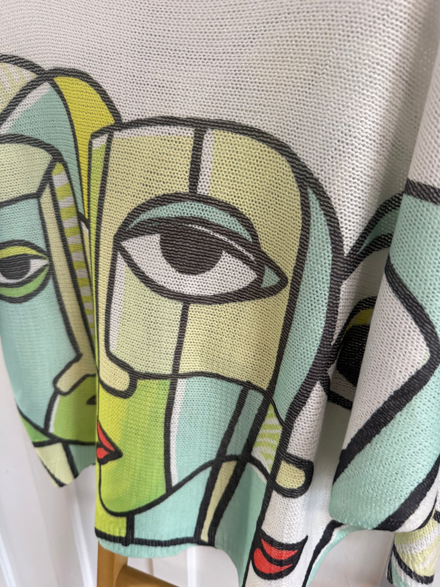 Picasso Knit Blouse