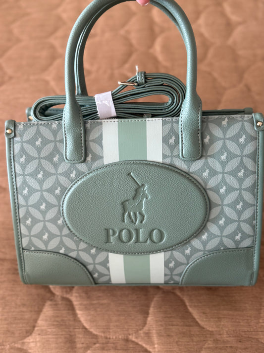 8053 Polo Matcha Small Shopper