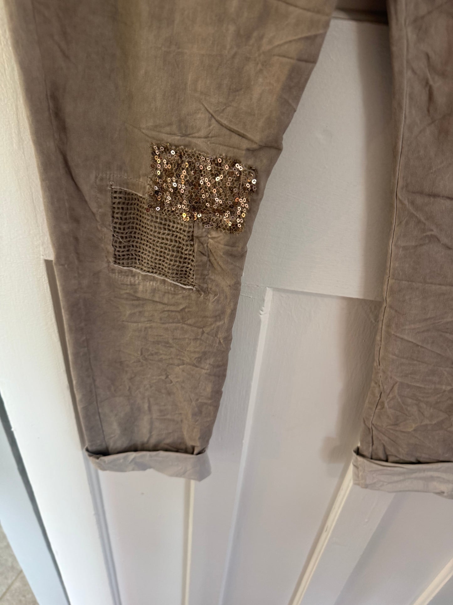 Caramel Patched Pant