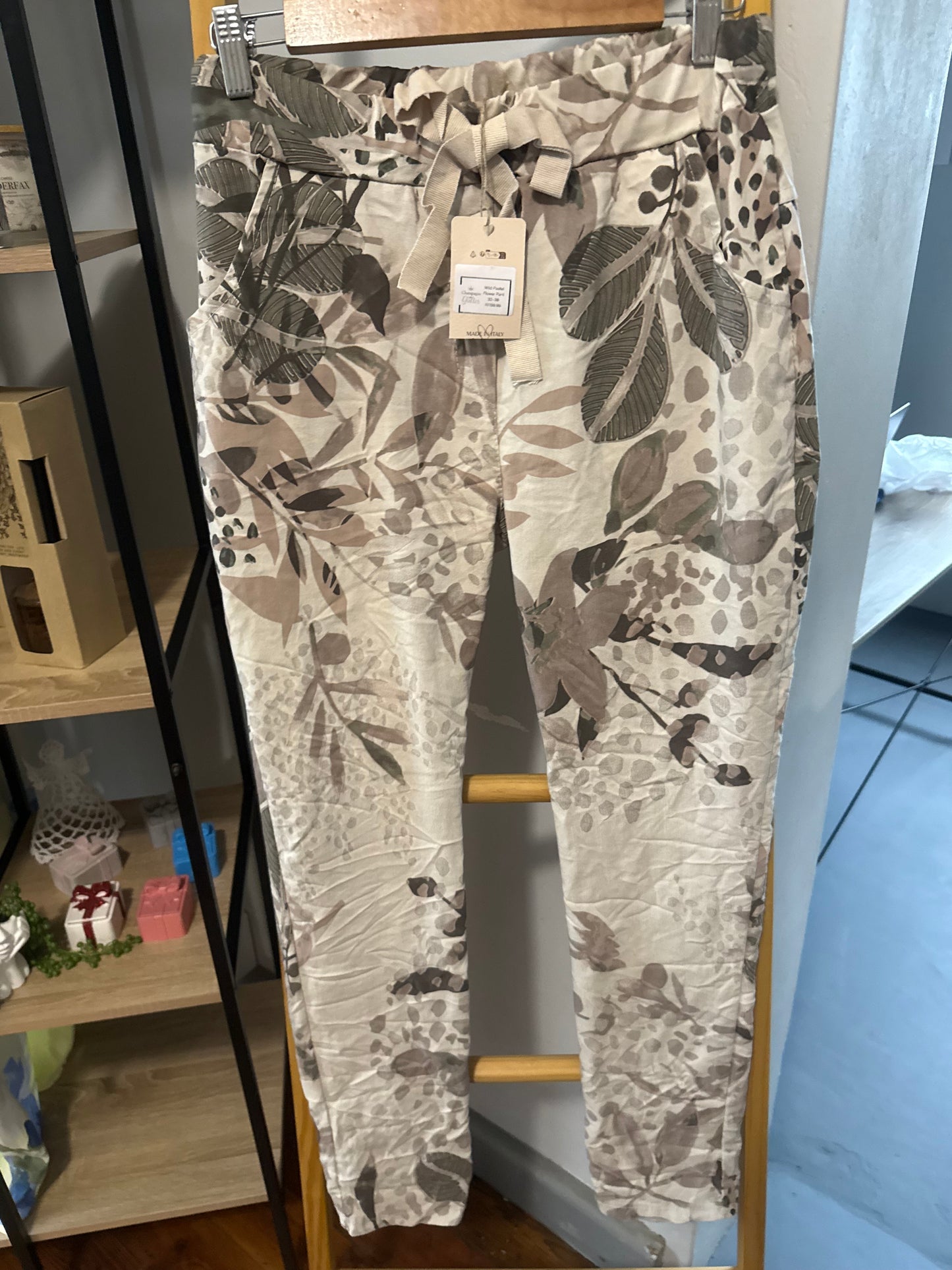 Wild Pastel Flower Pant