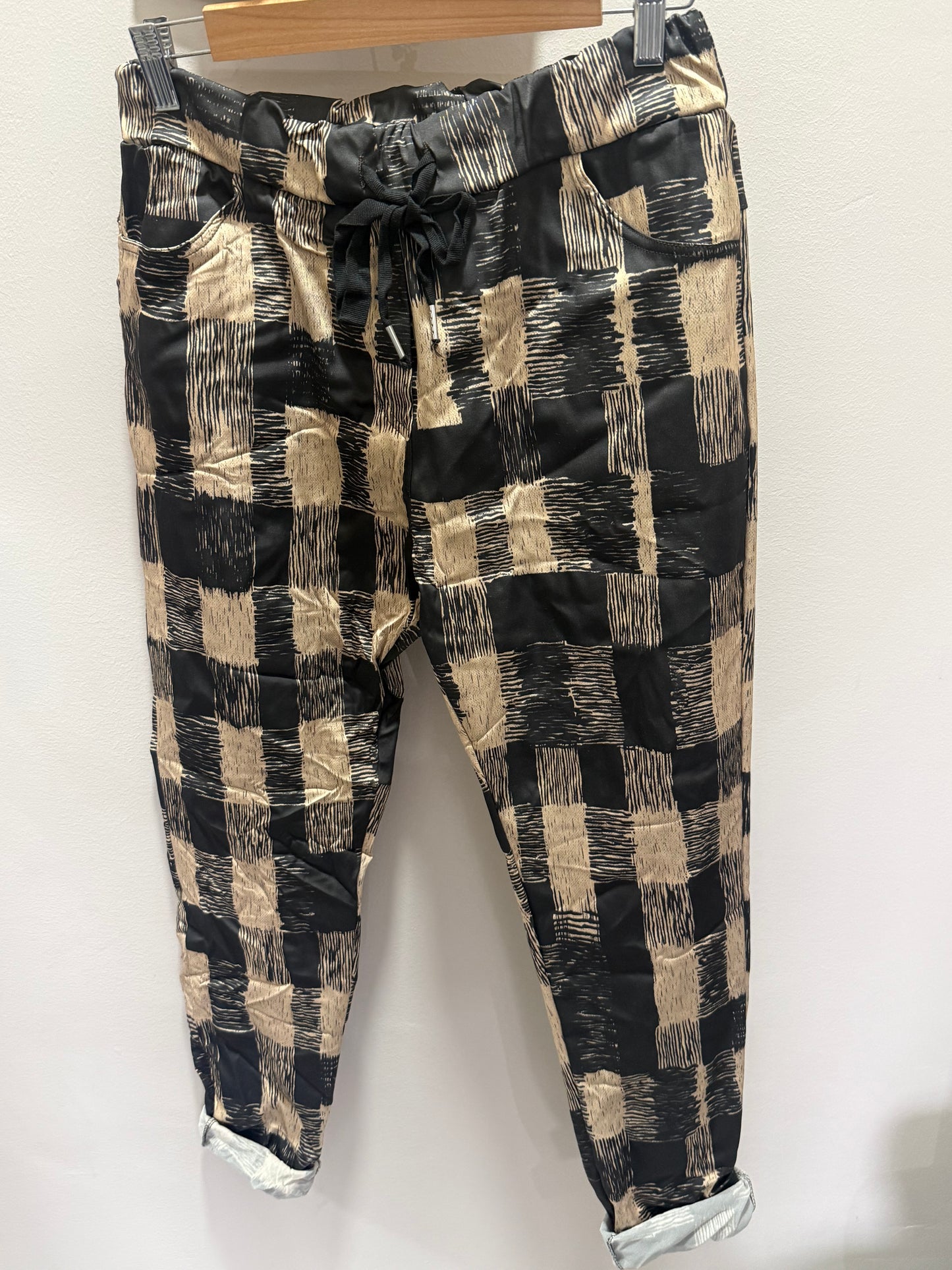 Chess Pant Black