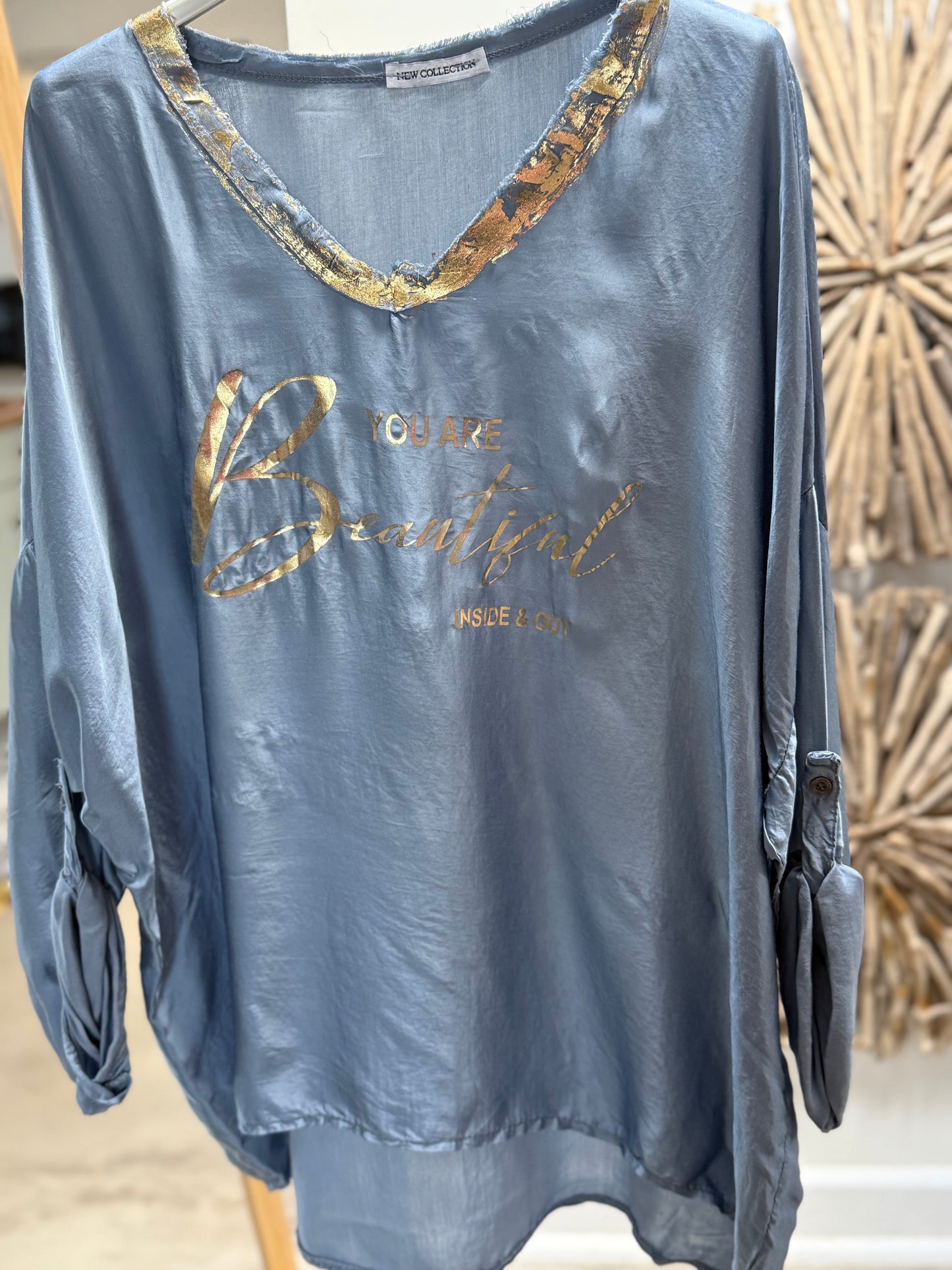 Believe Blouse Blue