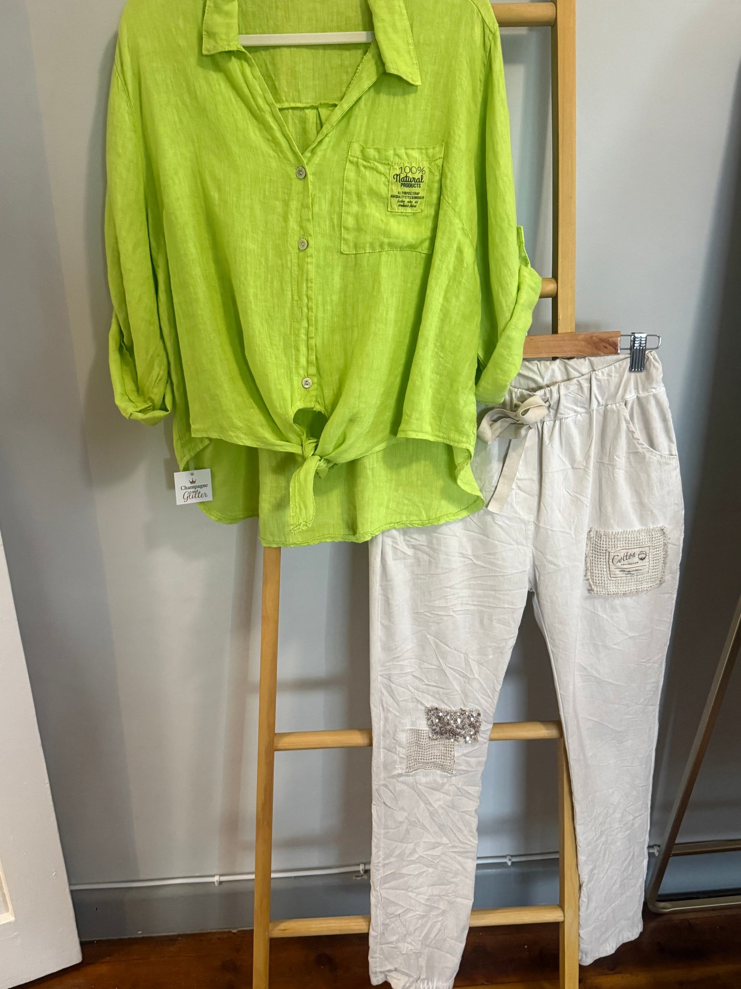 Beauty Blouse Apple Green
