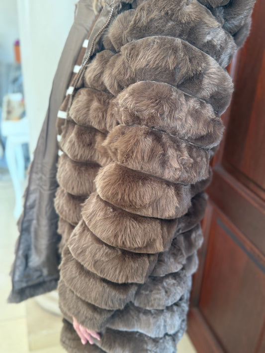 Faux Furr Brown Jacket