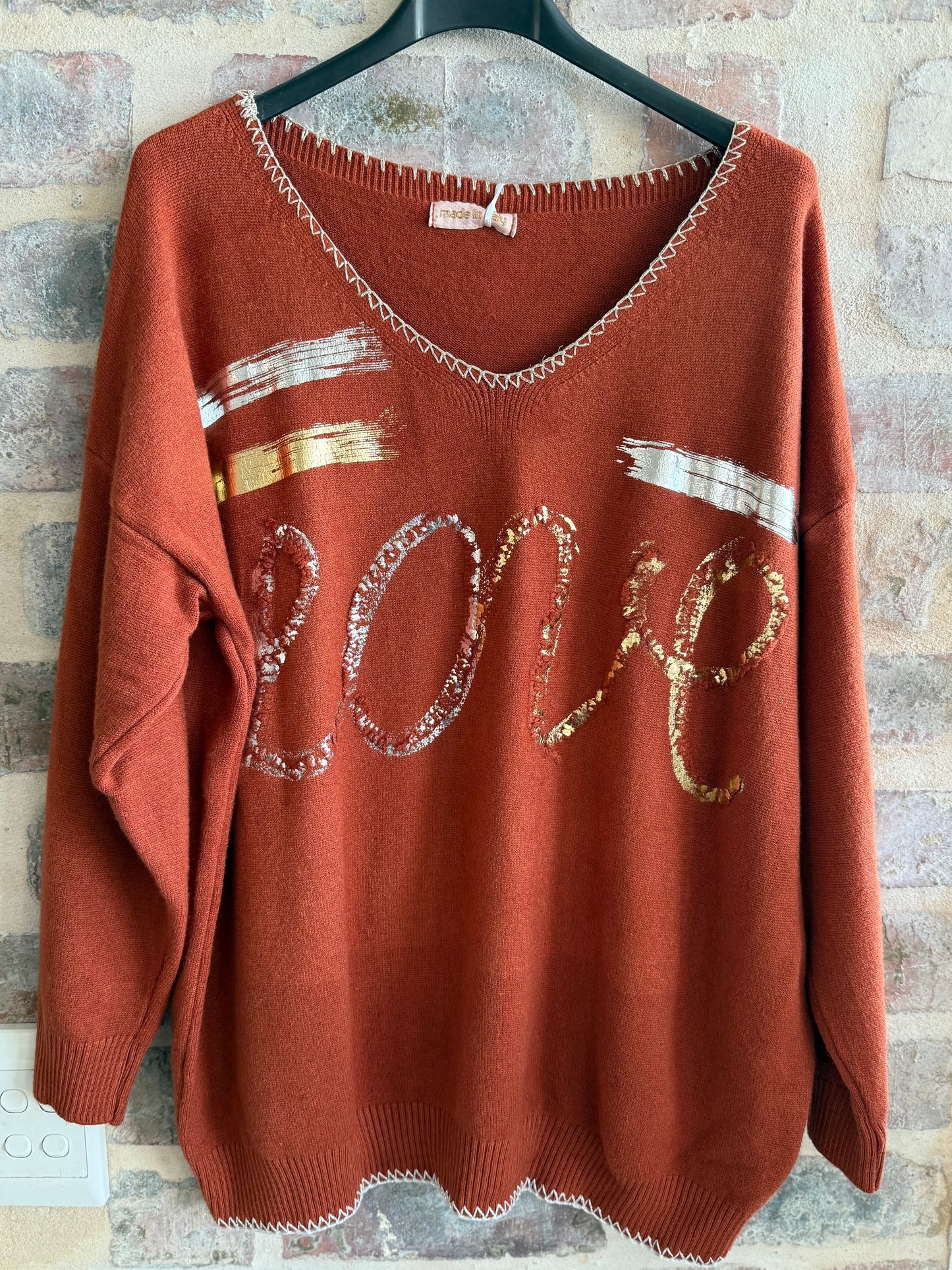 Rusty Love Knit
