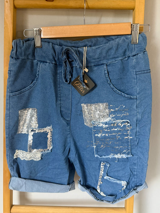 Sparkle Short Medium Wash