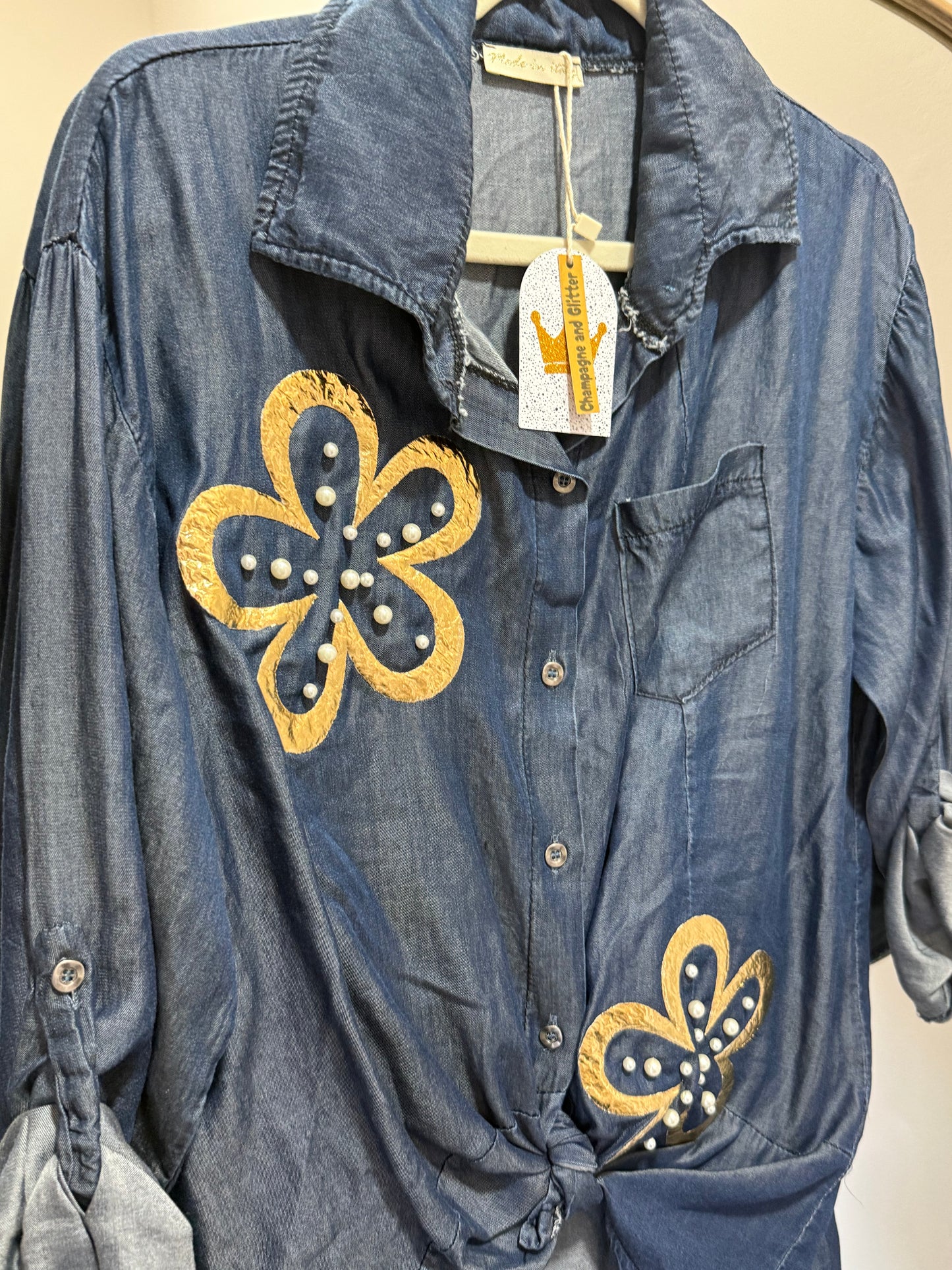 Daisy Denim Dark Pearl Blouse