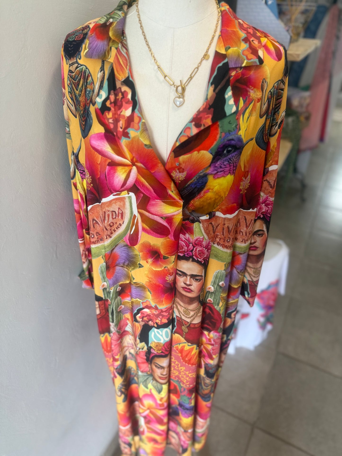 Frida Shirt Long Dress