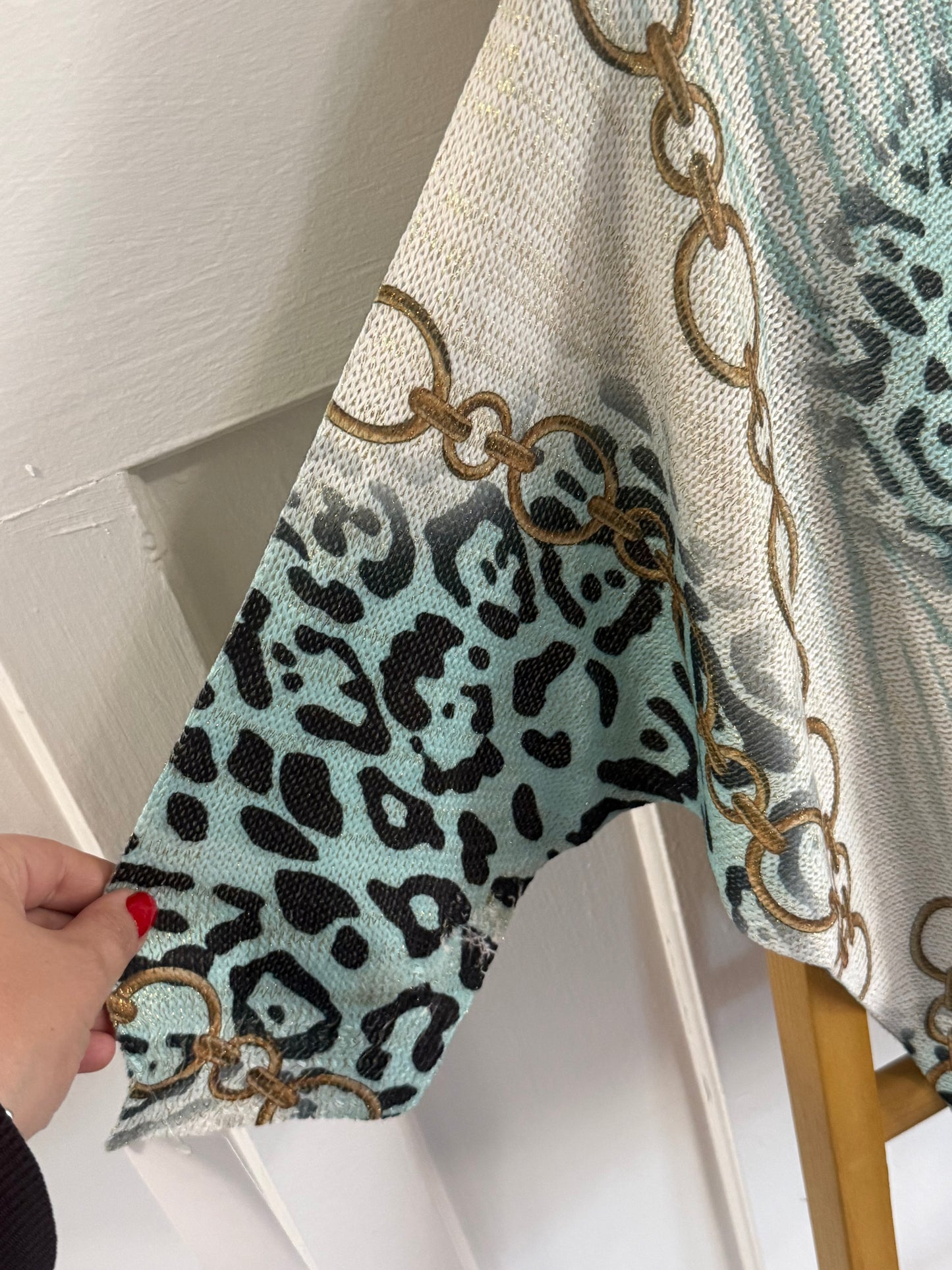 Mint Leopard Chain