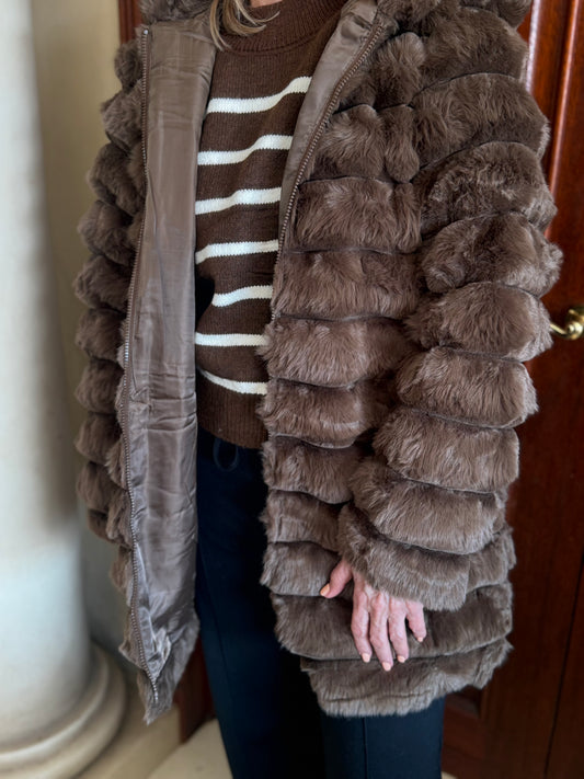 Faux Furr Brown Jacket