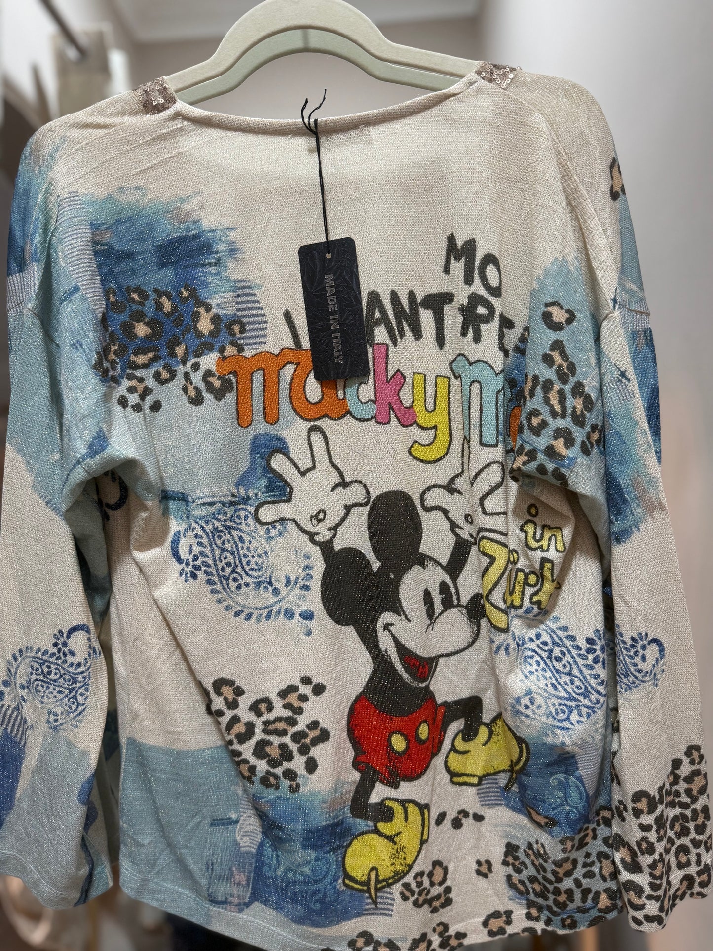 Wild Sequin Minnie Blouse