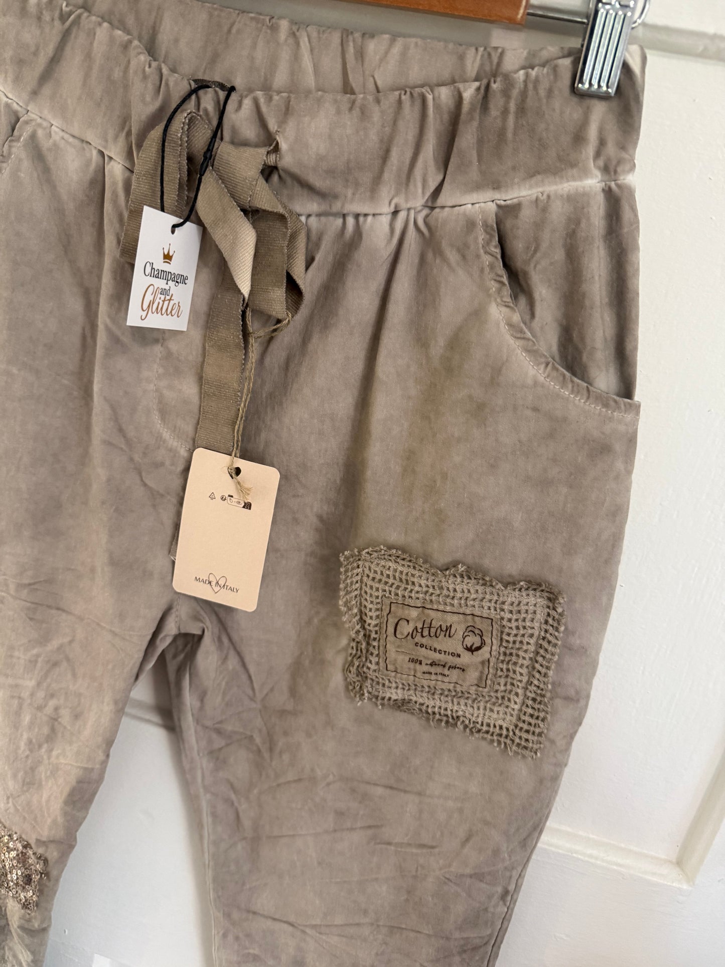 Caramel Patched Pant