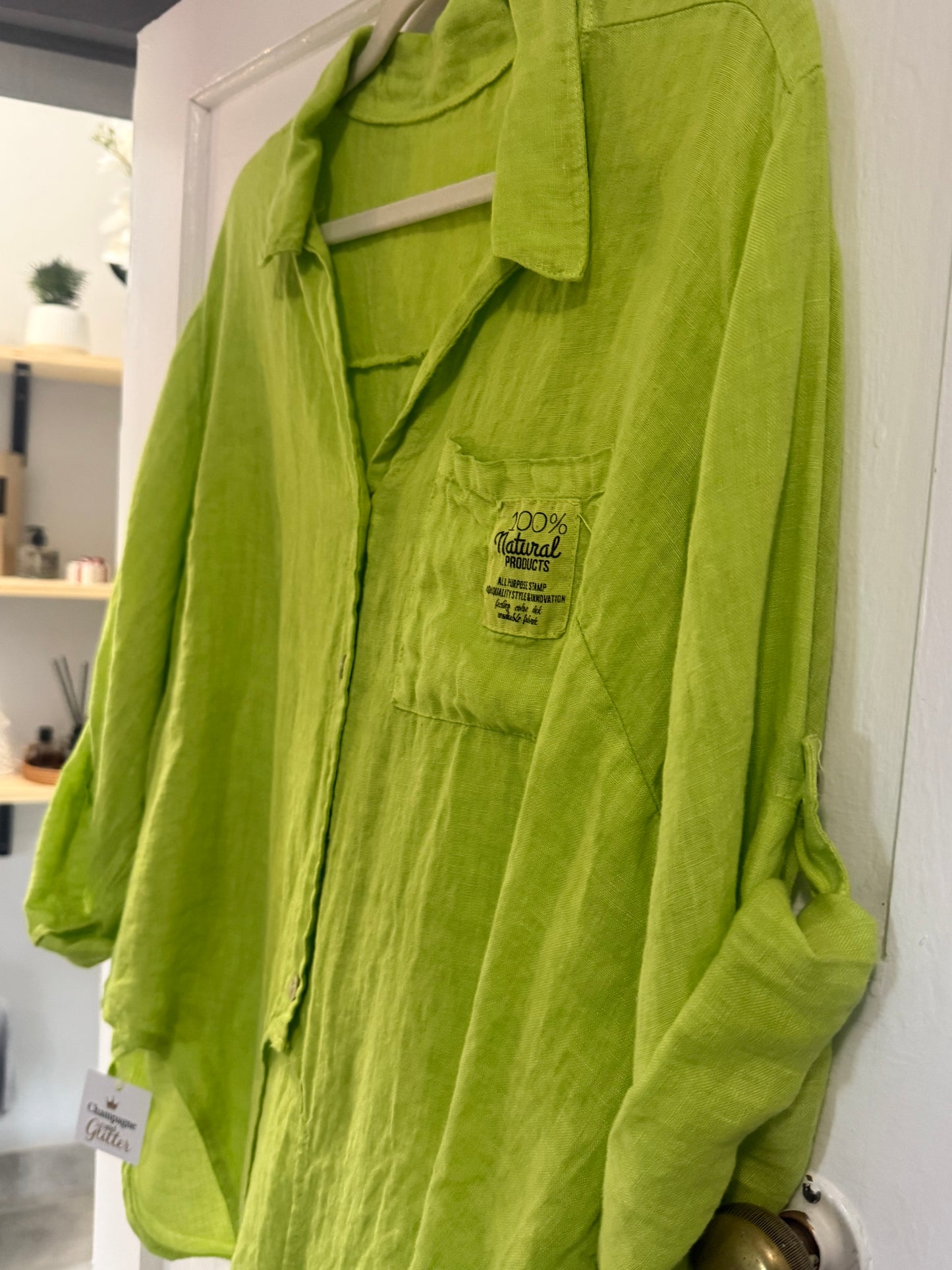 Beauty Blouse Apple Green