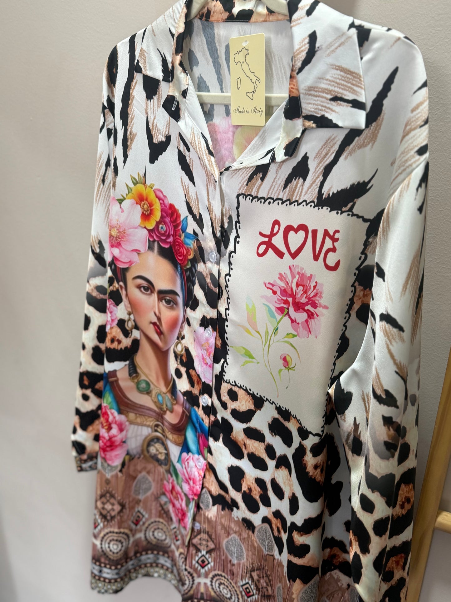 FRIDA FAITH SATIN SHIRT