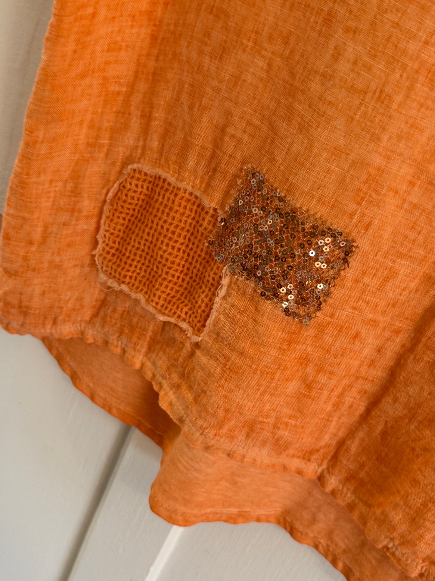 Cotton Bling Tee Peach