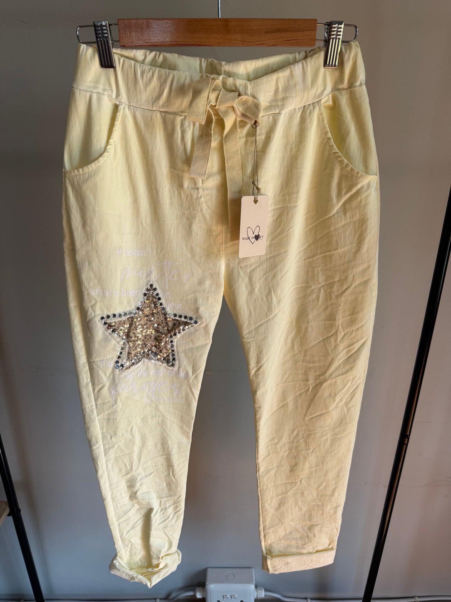Stars Matter Yellow Pant