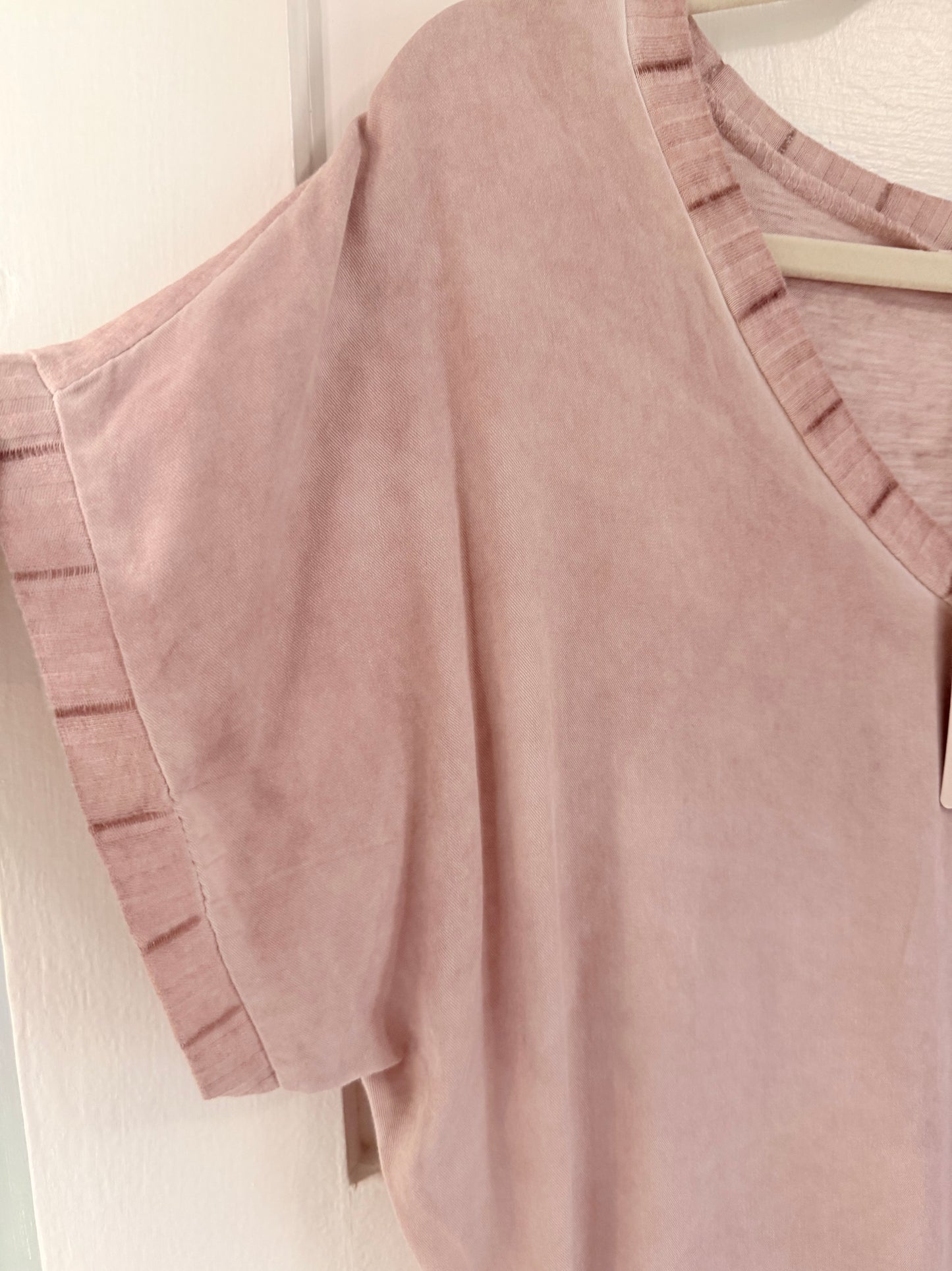 V Neck Blouse Mauve