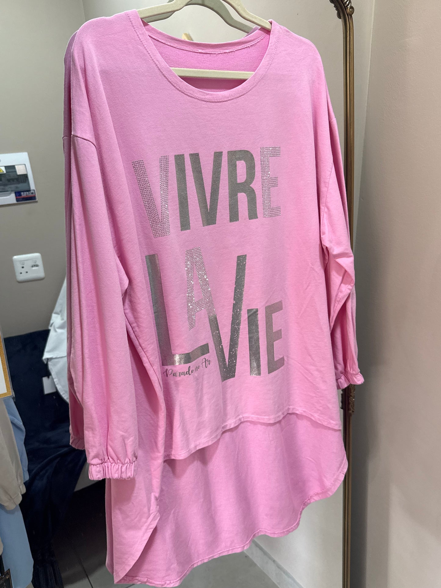 La Vie Blouse Pink