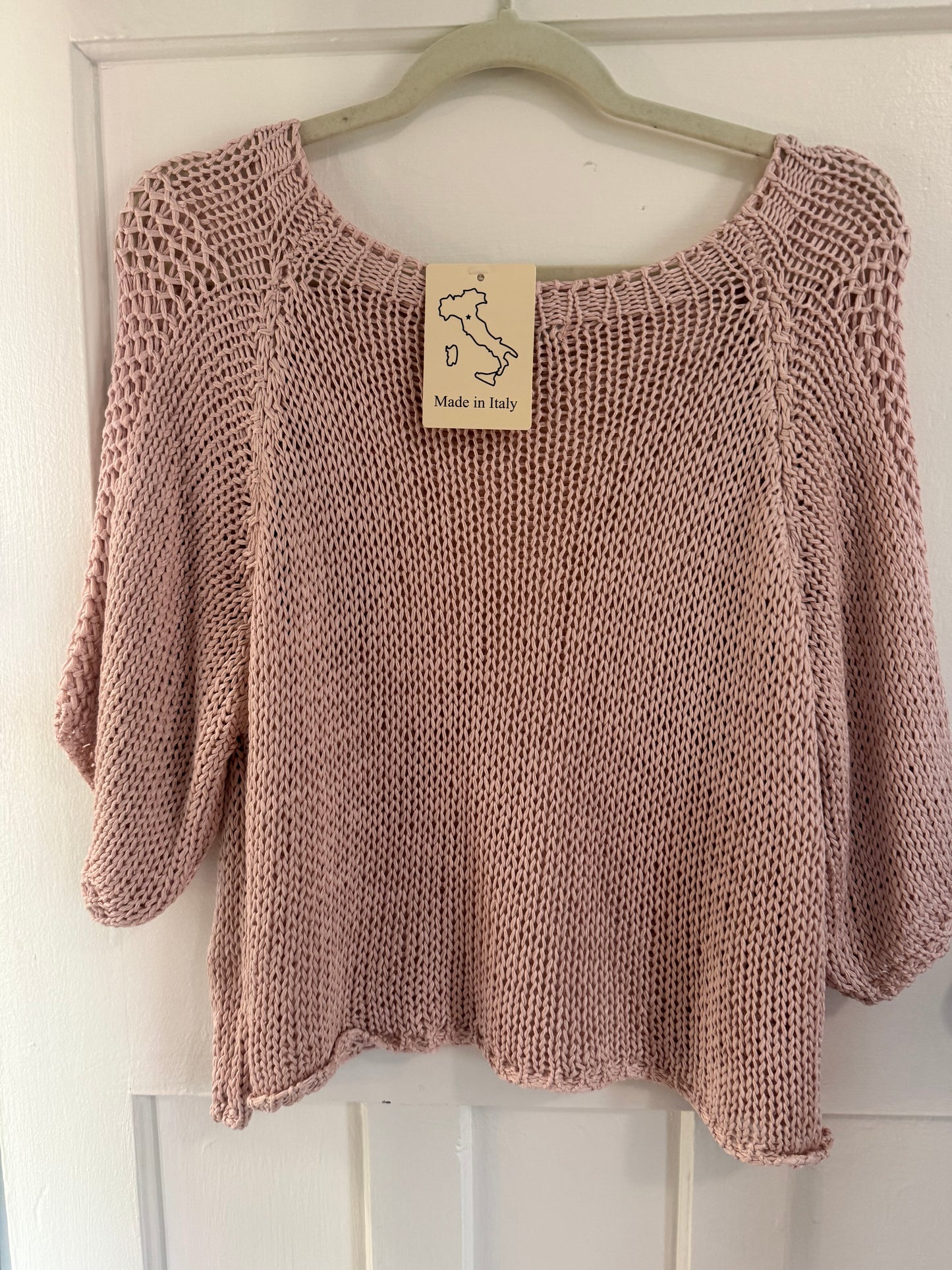 Liza Kniited Blouse Pink