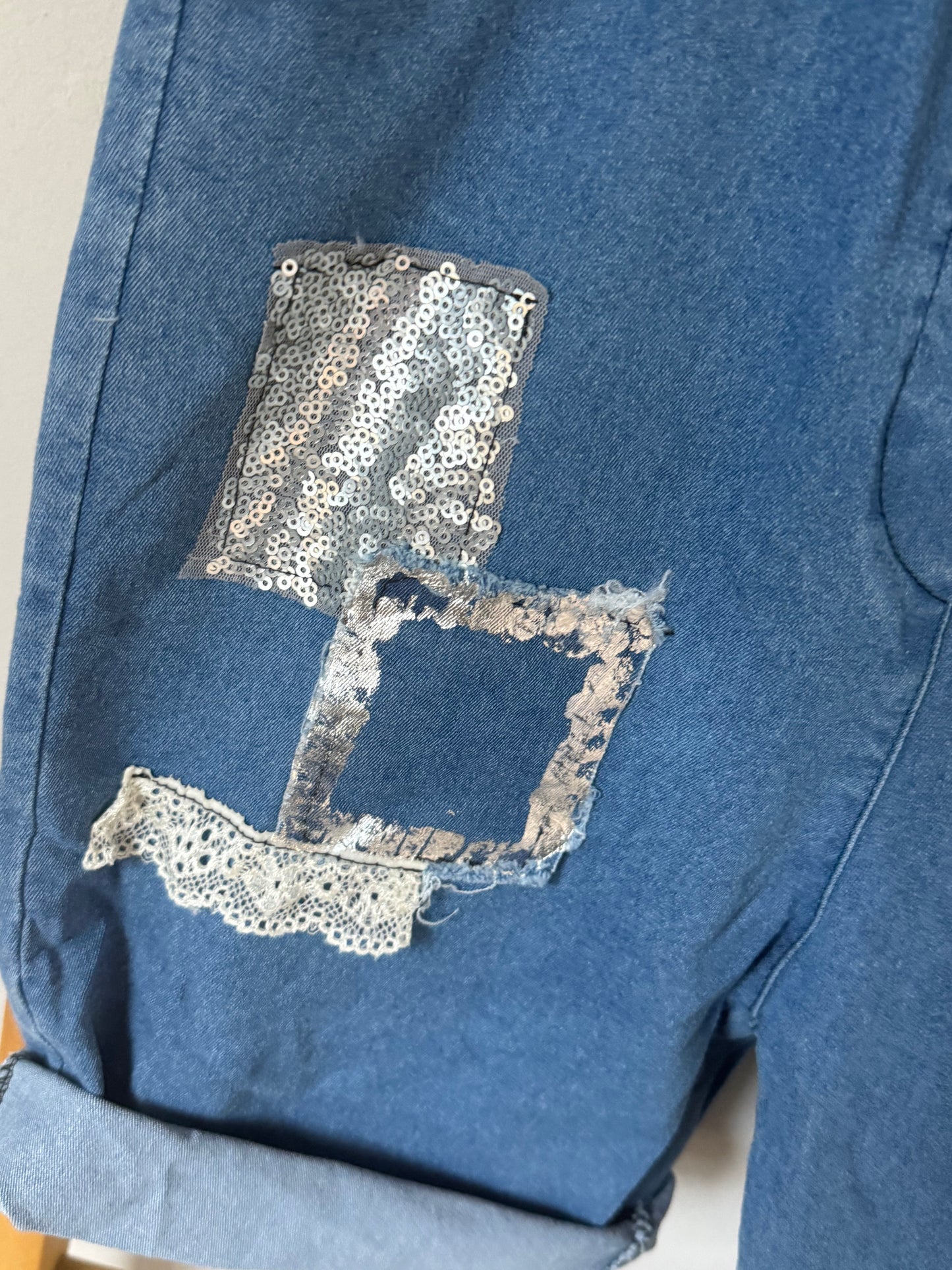 Sparkle Short Medium Wash