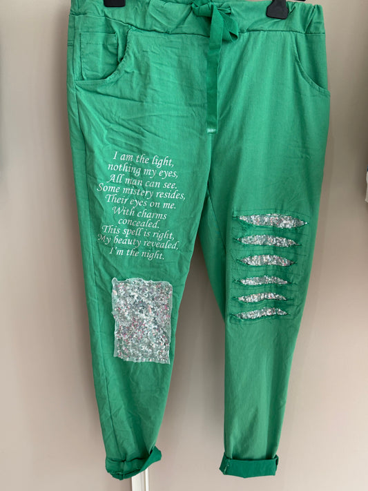 Mystical Green Pant