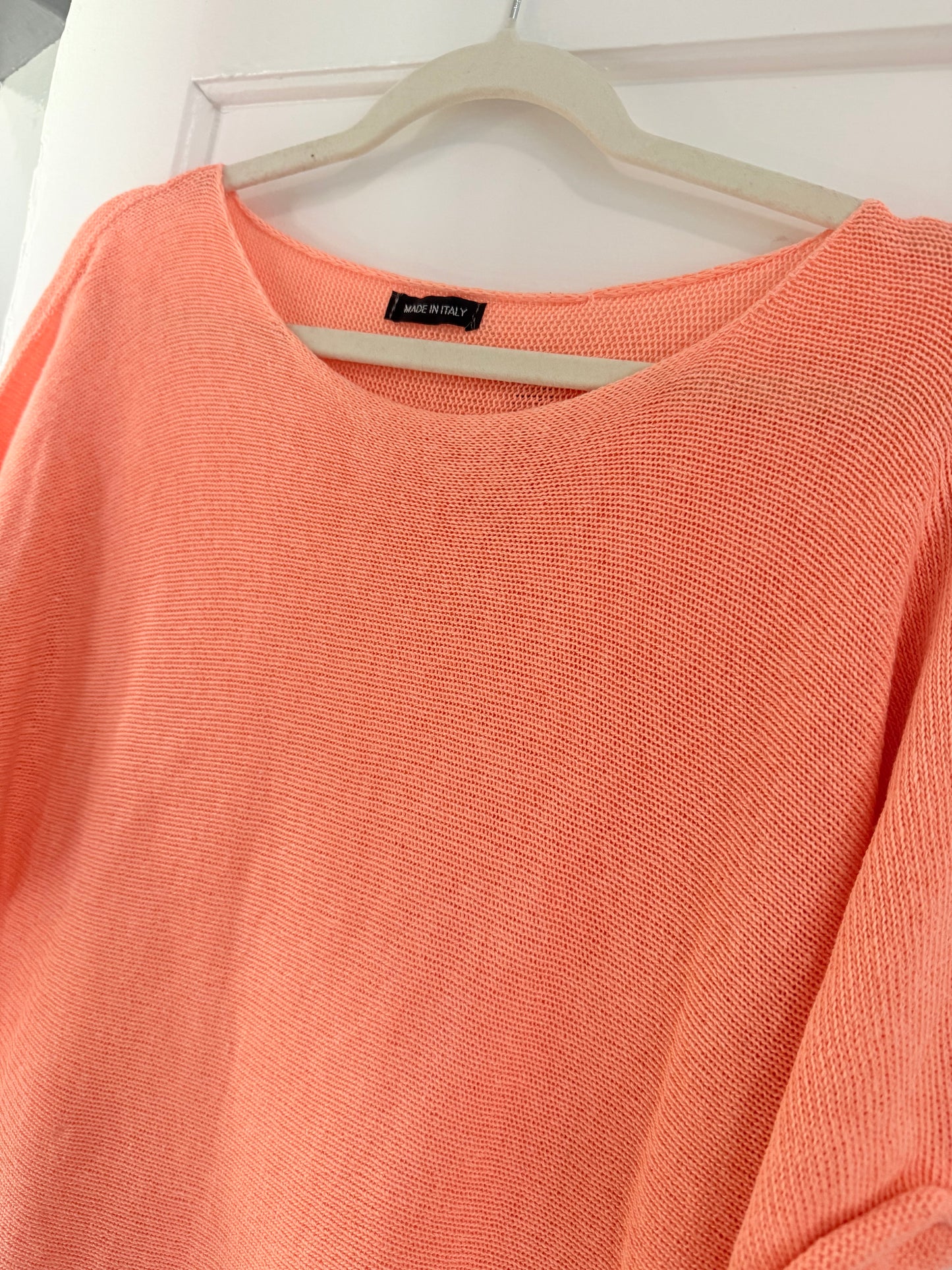 Peach Light Knitted Blouse