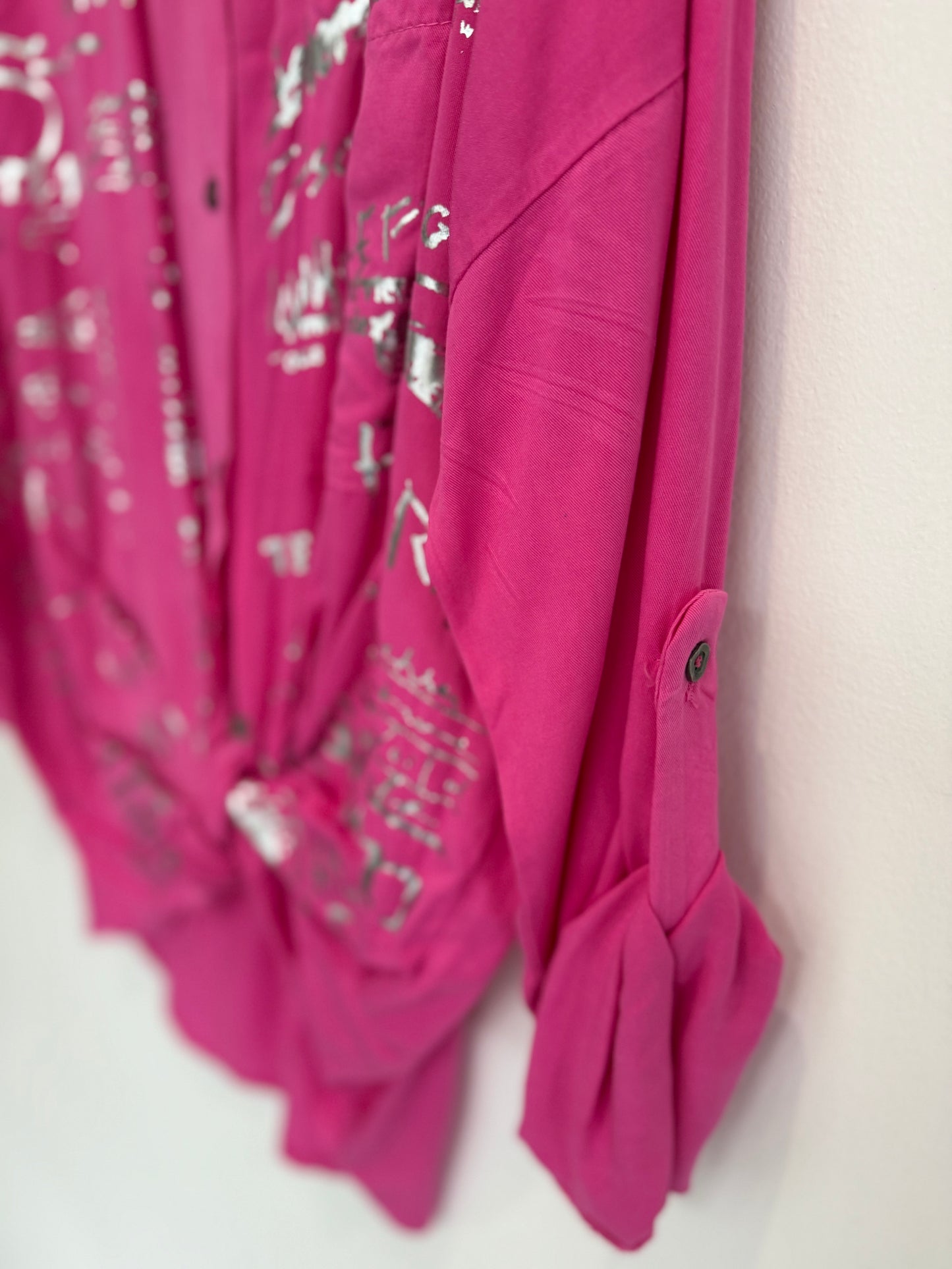 It Is written Blouse in Pink