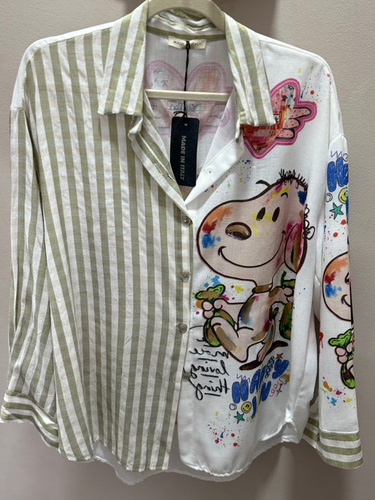 Happy Snoopy Khaki