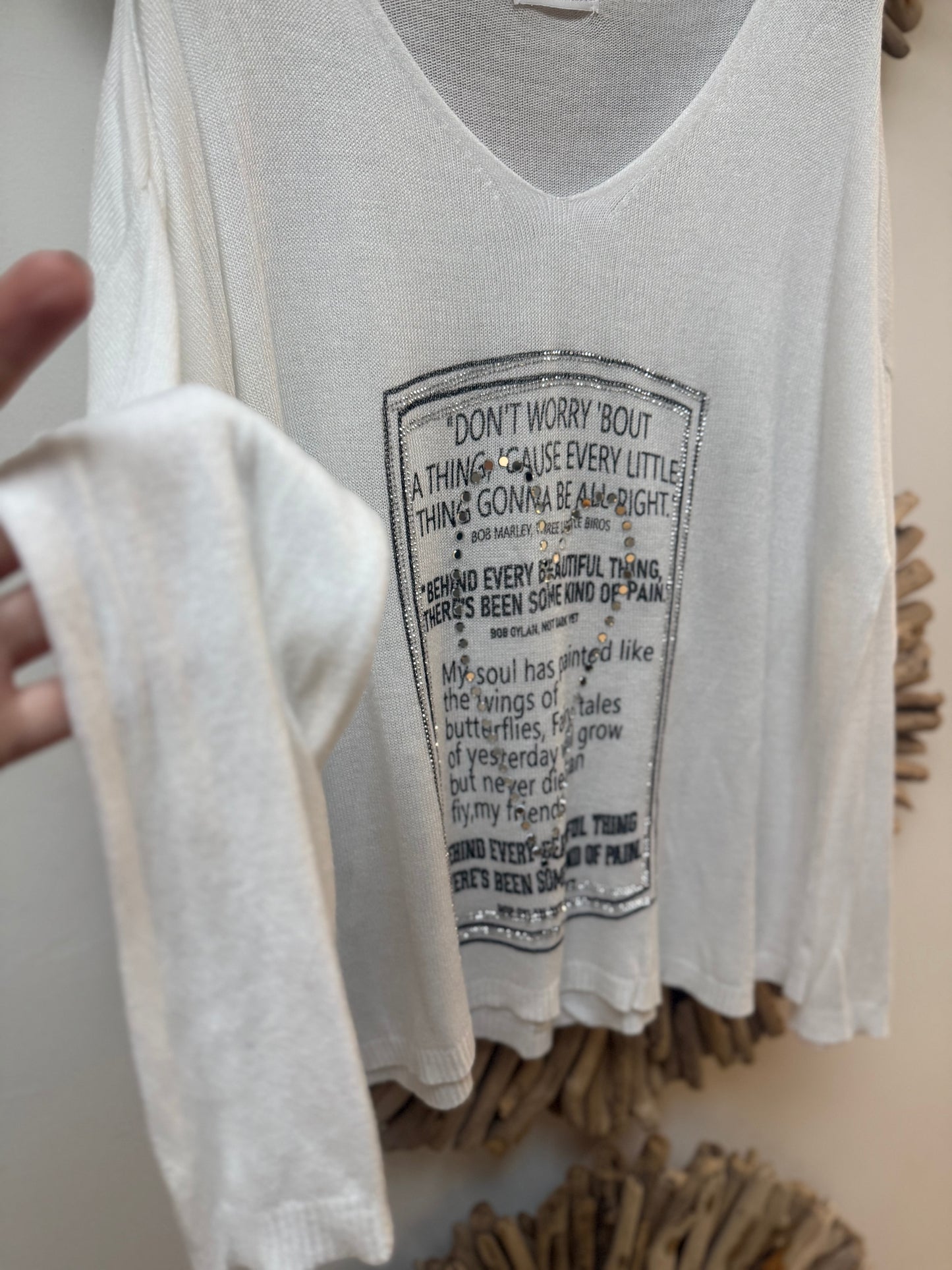 Don’t Worry Cream Knit