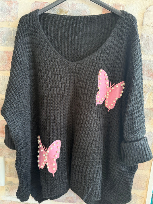 Pearly Butterfly Black