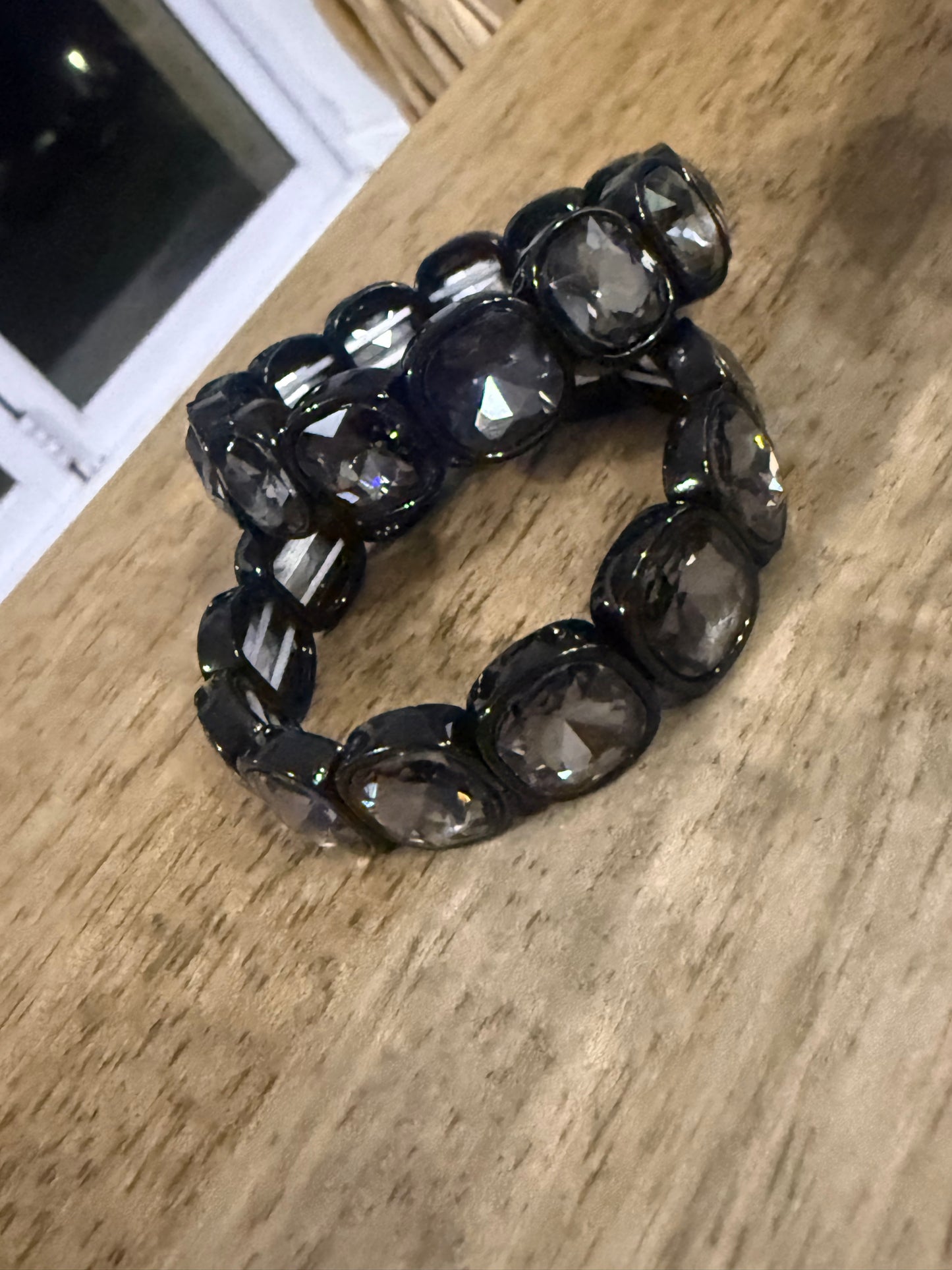 Black Bling Bracelet