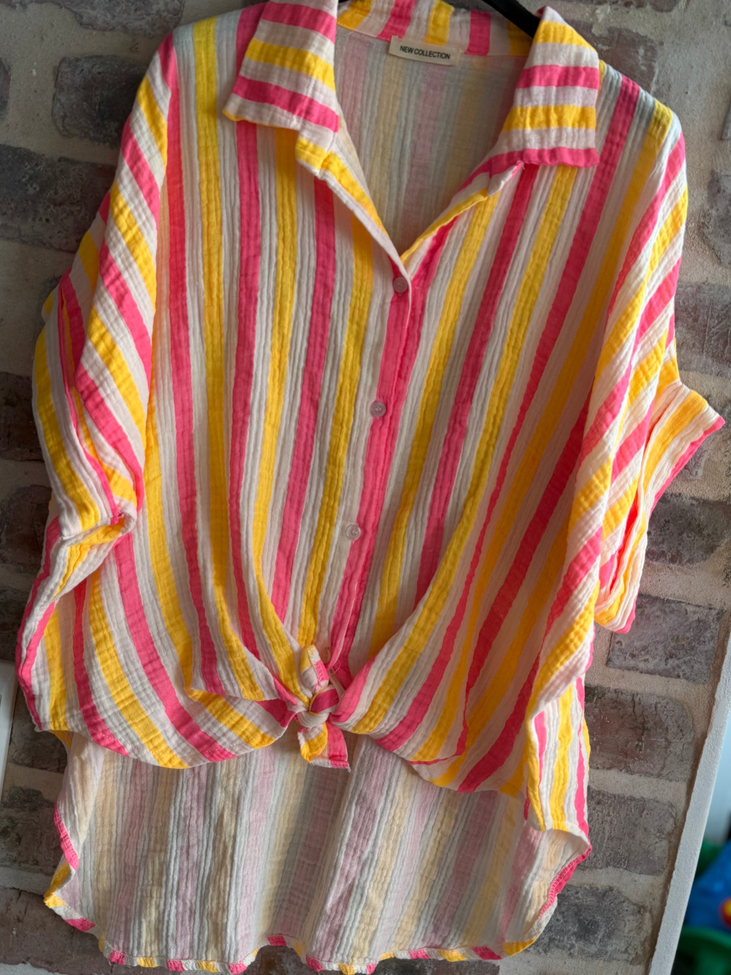 Annika Yellow Stripe