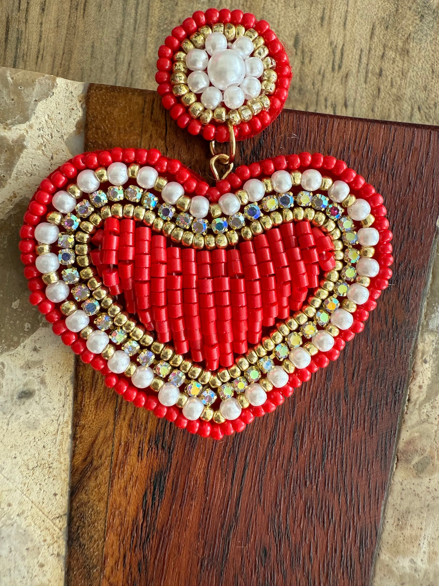 All I Saw Was Red Earrings