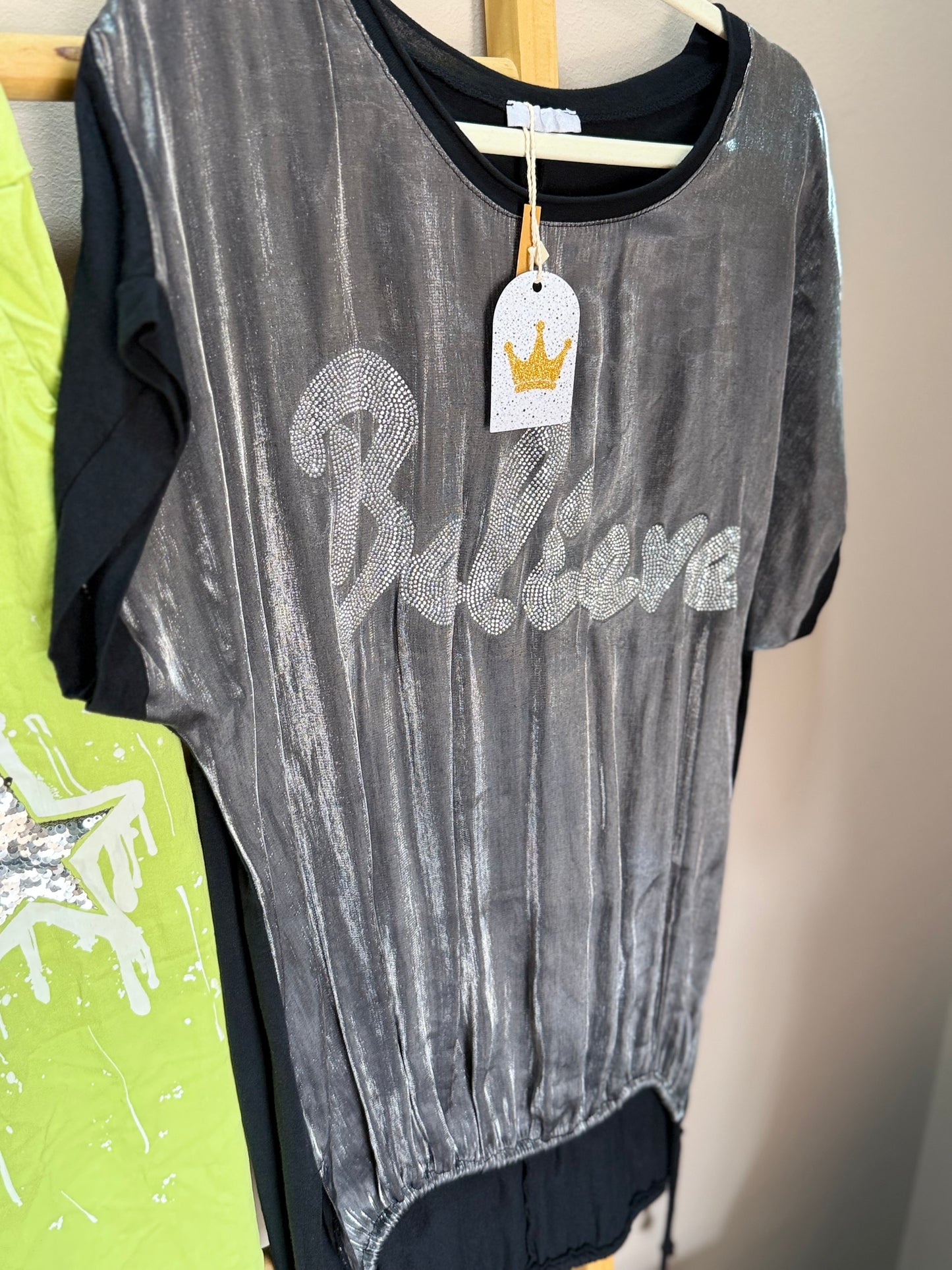 Believe Blouse Black