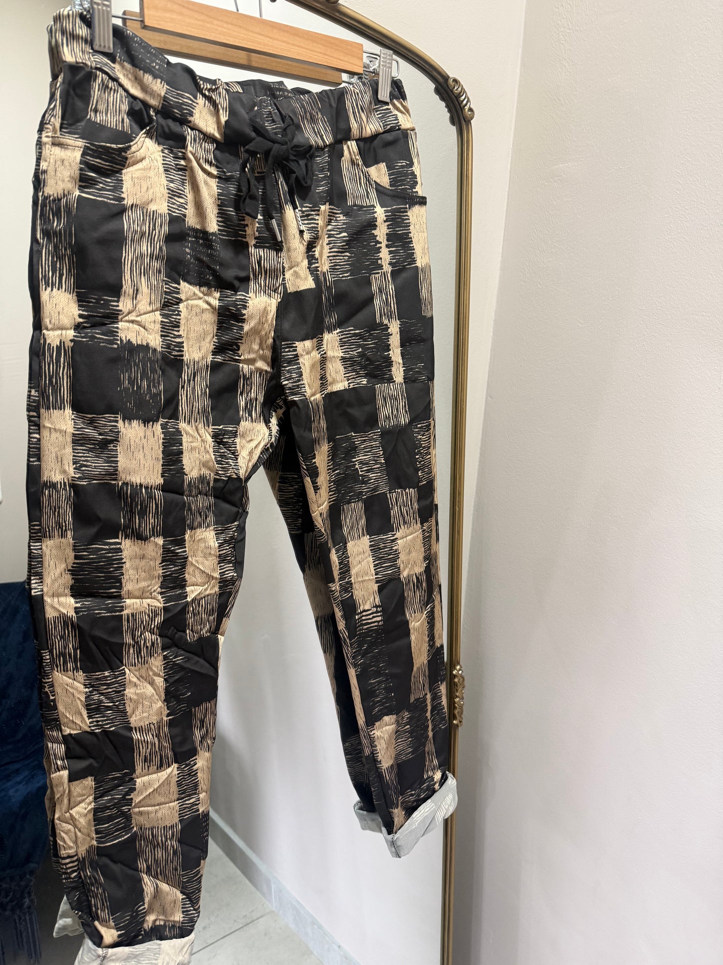 Chess Pant Black