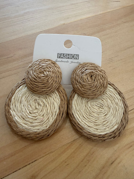 Raffia Earrings