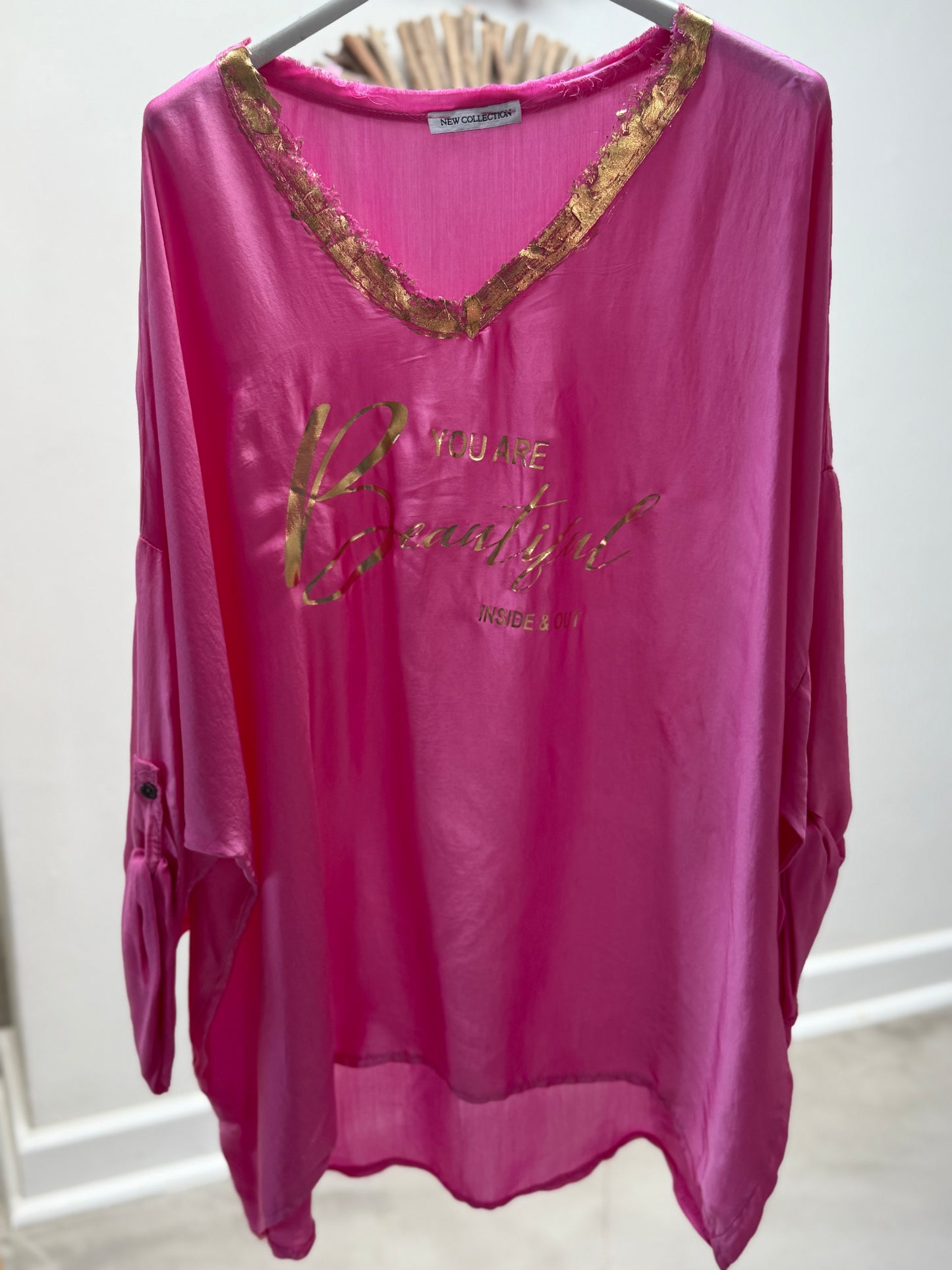 Believe Blouse Pink