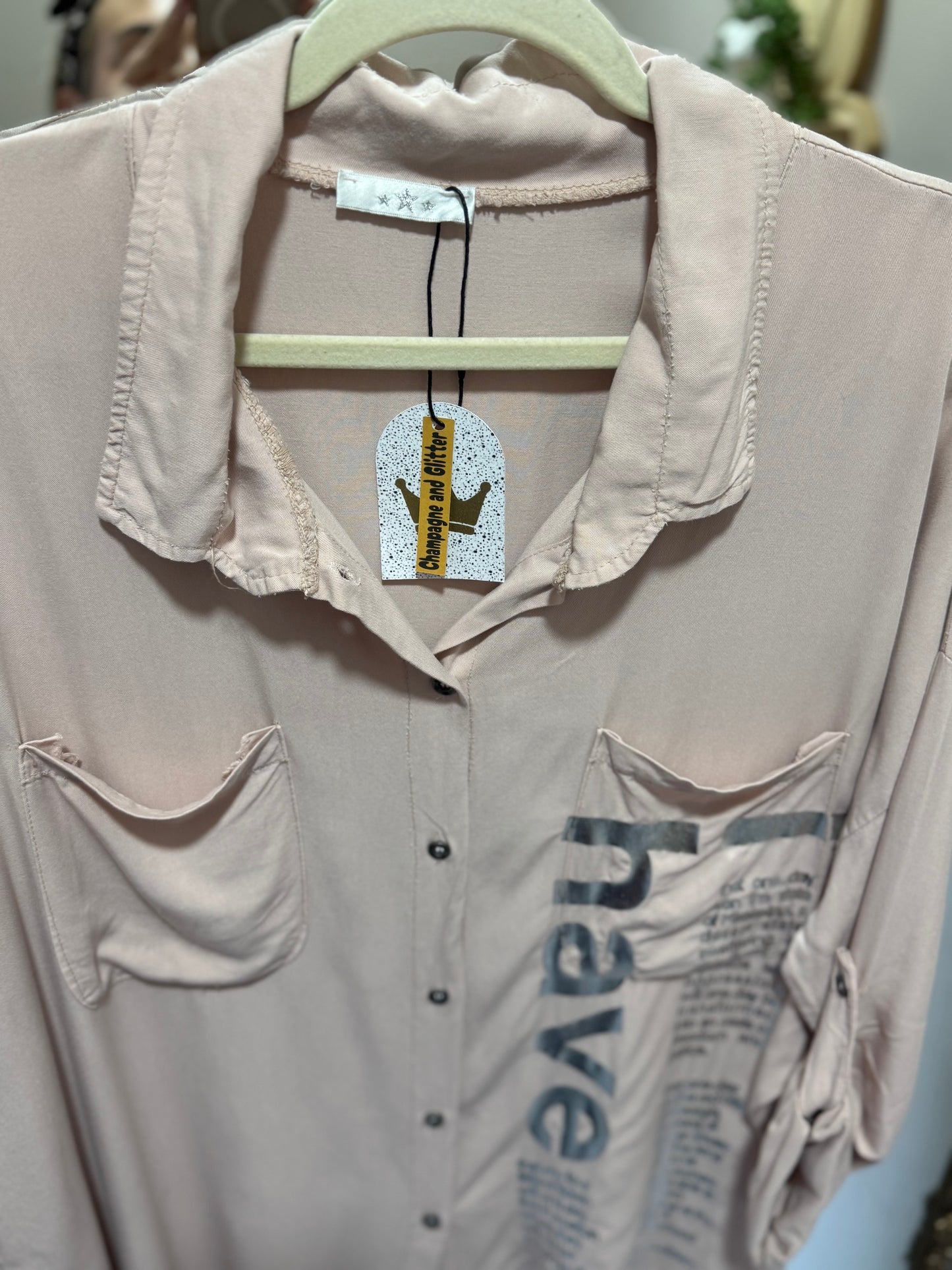 To Have Blouse Dusty Pink