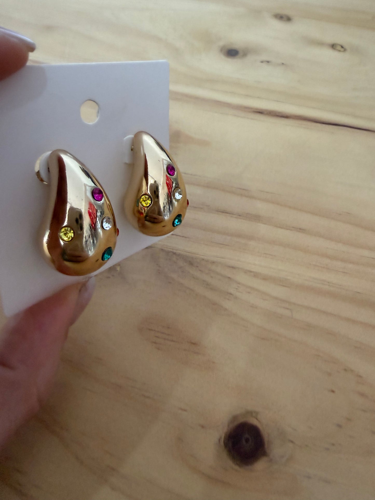 Crystal Waterfall Drop Earring