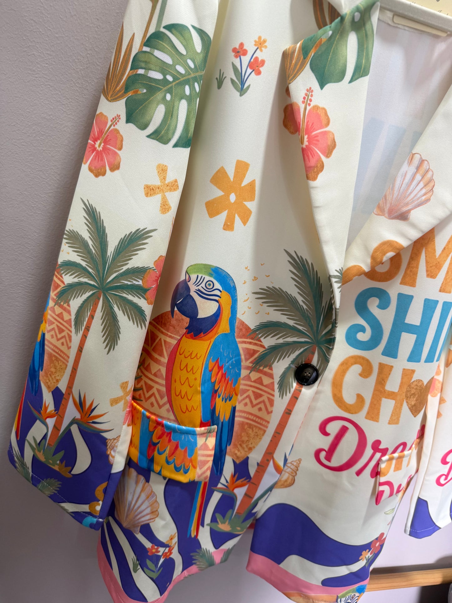 Tatum Satin Jacket_Paradise