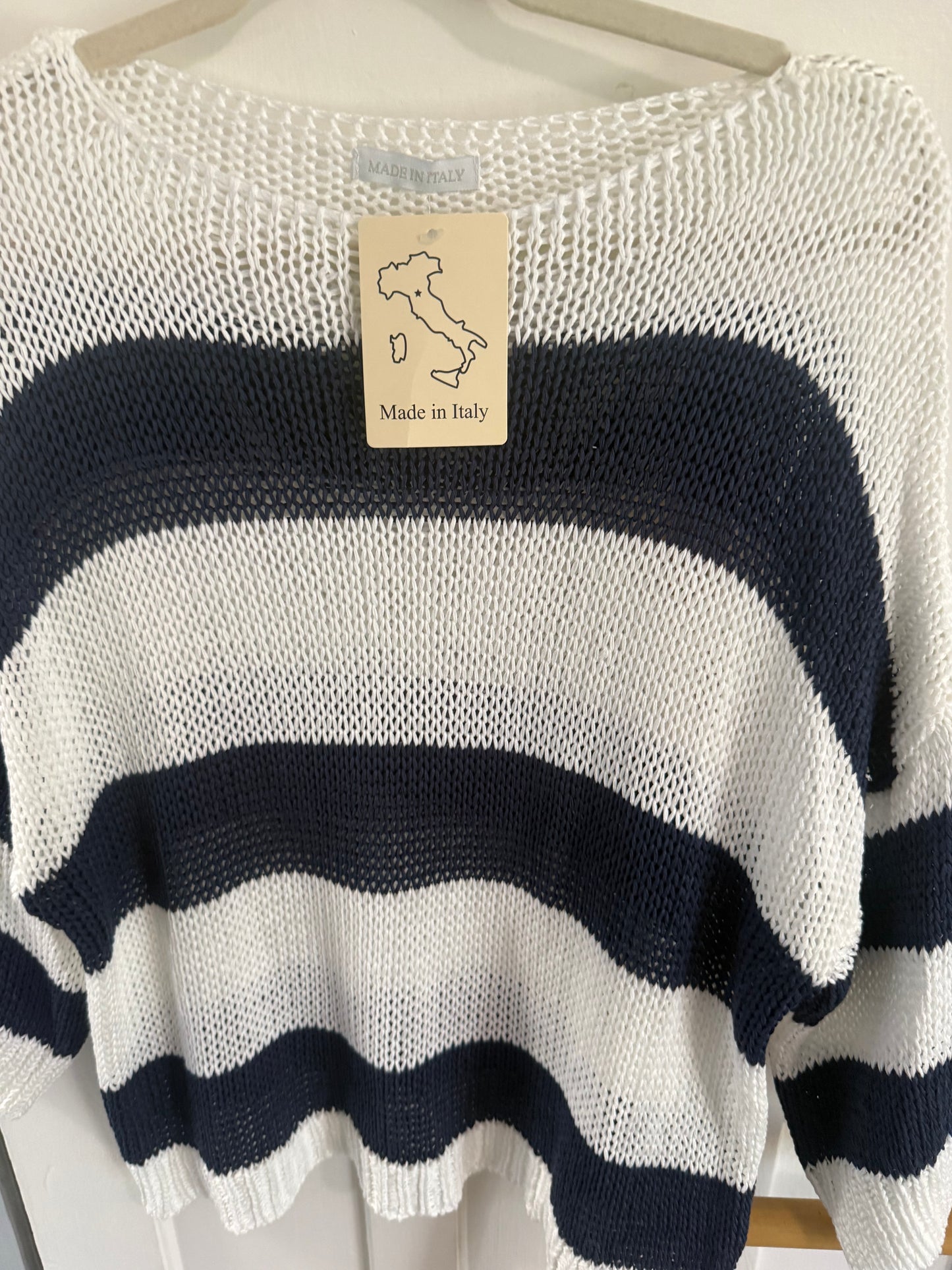 Stripe Knit Navy